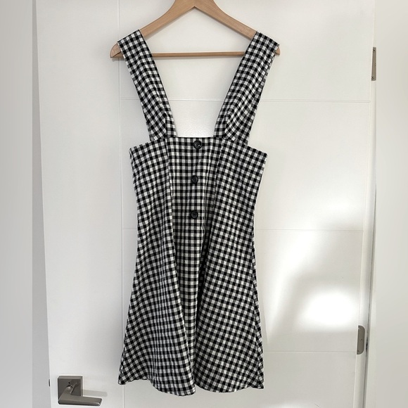 Dresses & Skirts - BNWT Papillon B&W Gingham Dress, size medium.